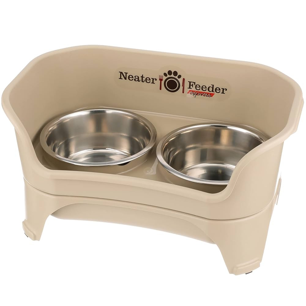 Neater Feeder - Express Model - Mess-Proof Dog Bowls (Medium/Large, Almond) – Made in USA – E... | Amazon (US)
