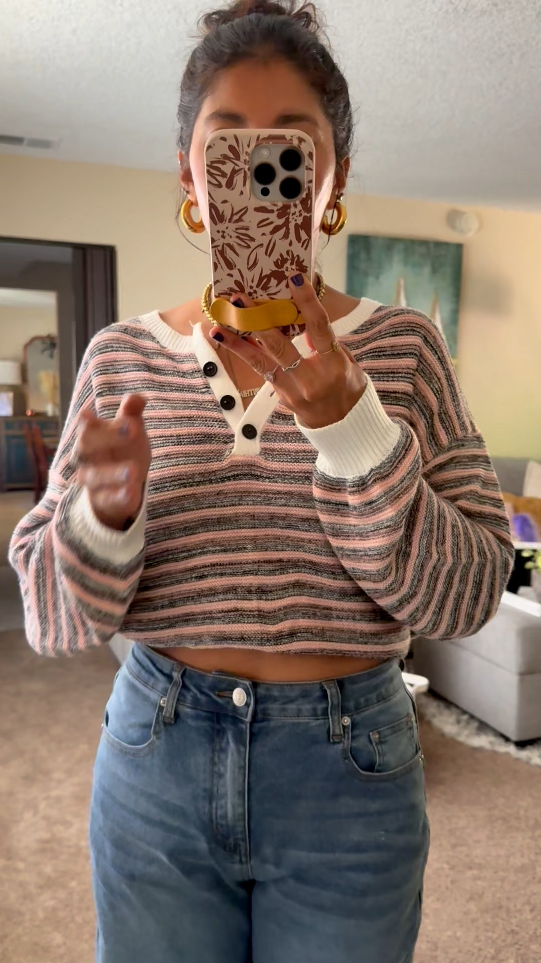 Obsessed with this oversized striped sweater I found on Amazon 😍 It’s the perfect mix of cute + comfy for the upcoming season! The fit is relaxed (I’m in a size XS), the fabric feels so soft, and you can style it with leggings, jeans, or even a skirt. A total Amazon gem that’s already becoming one of my favorites. 🍂🖤

oversized striped sweater, fall Amazon finds, cozy oversized sweater, striped pullover, fall fashion must-have, comfy sweater outfit, casual fall style, transitional weather sweater, oversized knit sweater, everyday casual sweater, Amazon sweater outfit, cute fall sweater


#LTKGiftGuide #LTKHoliday #LTKStyleTip