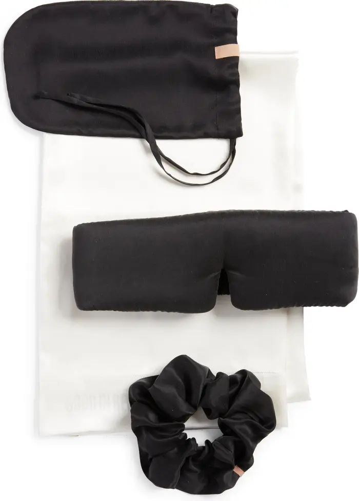 Sleep The Details Mulberry Silk Sleep Mask, Pillowcase & Scrunchie Set | Nordstrom