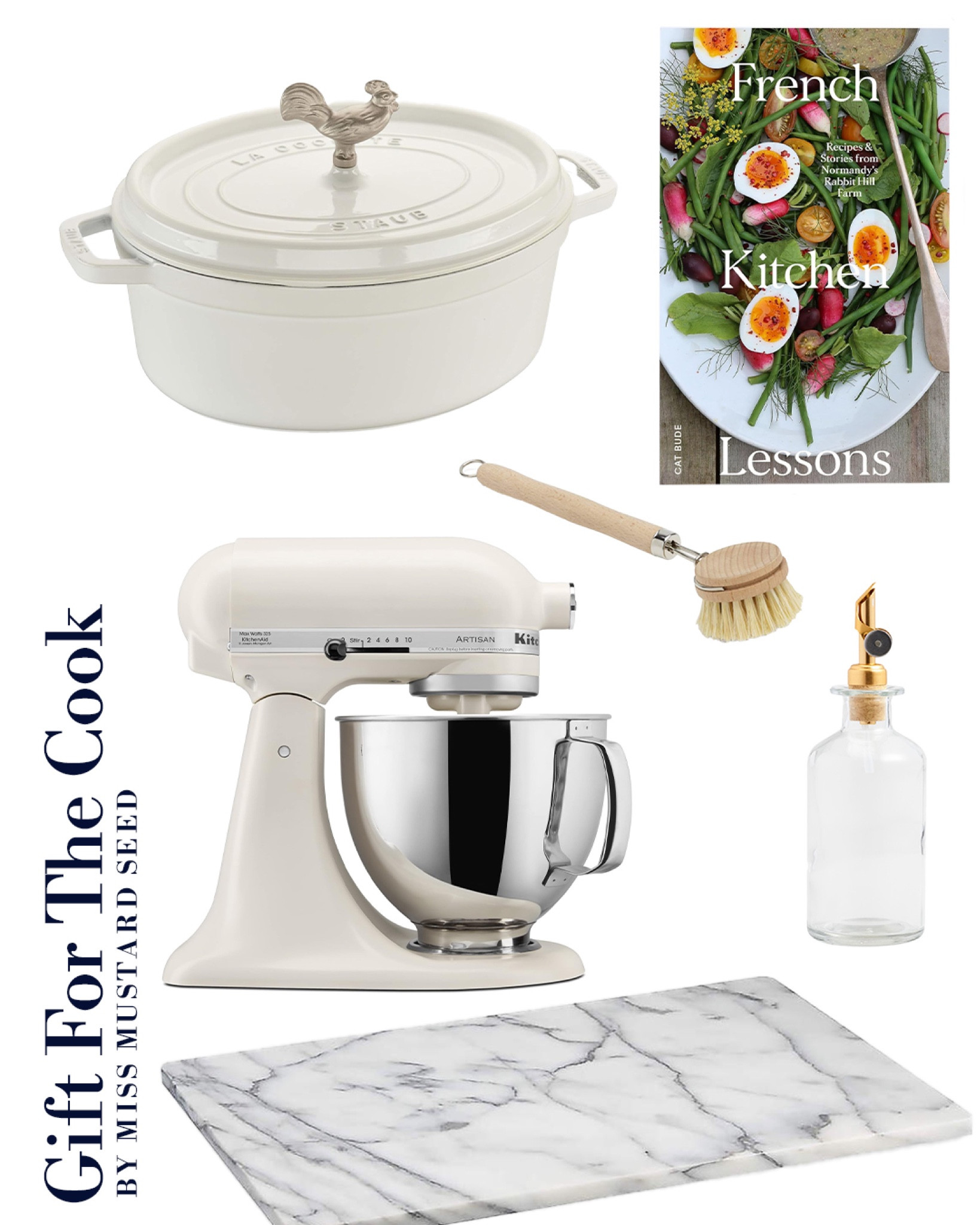 2024 gift guide for the cook. Two splurges - a Kitchen Aid mixer and a Staub Cocotte, a new cook book, and two stocking stuffers…

#LTKSeasonal #LTKhome