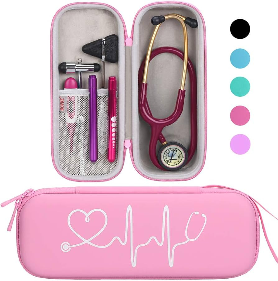 BOVKE Travel Carrying Case Compatible With 3M Littmann Classic III, Lightweight II S.E, MDF Acous... | Amazon (US)