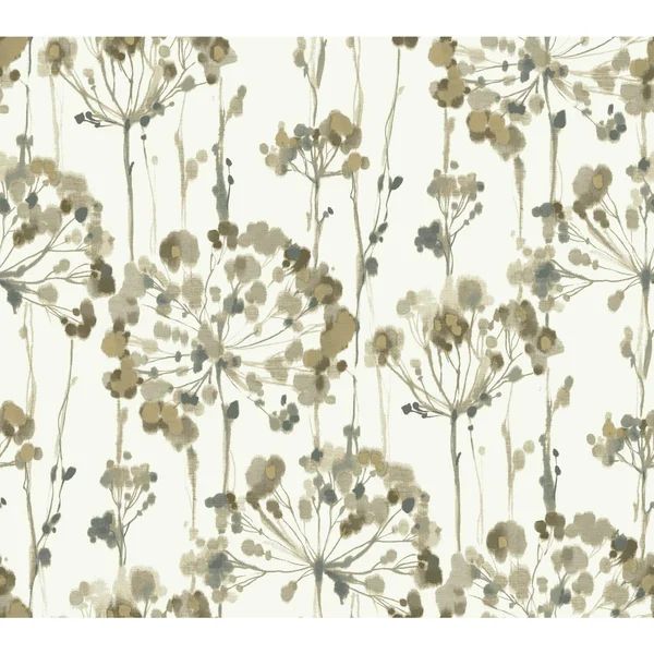 Flourish Peel & Stick Floral Wallpaper | Wayfair North America
