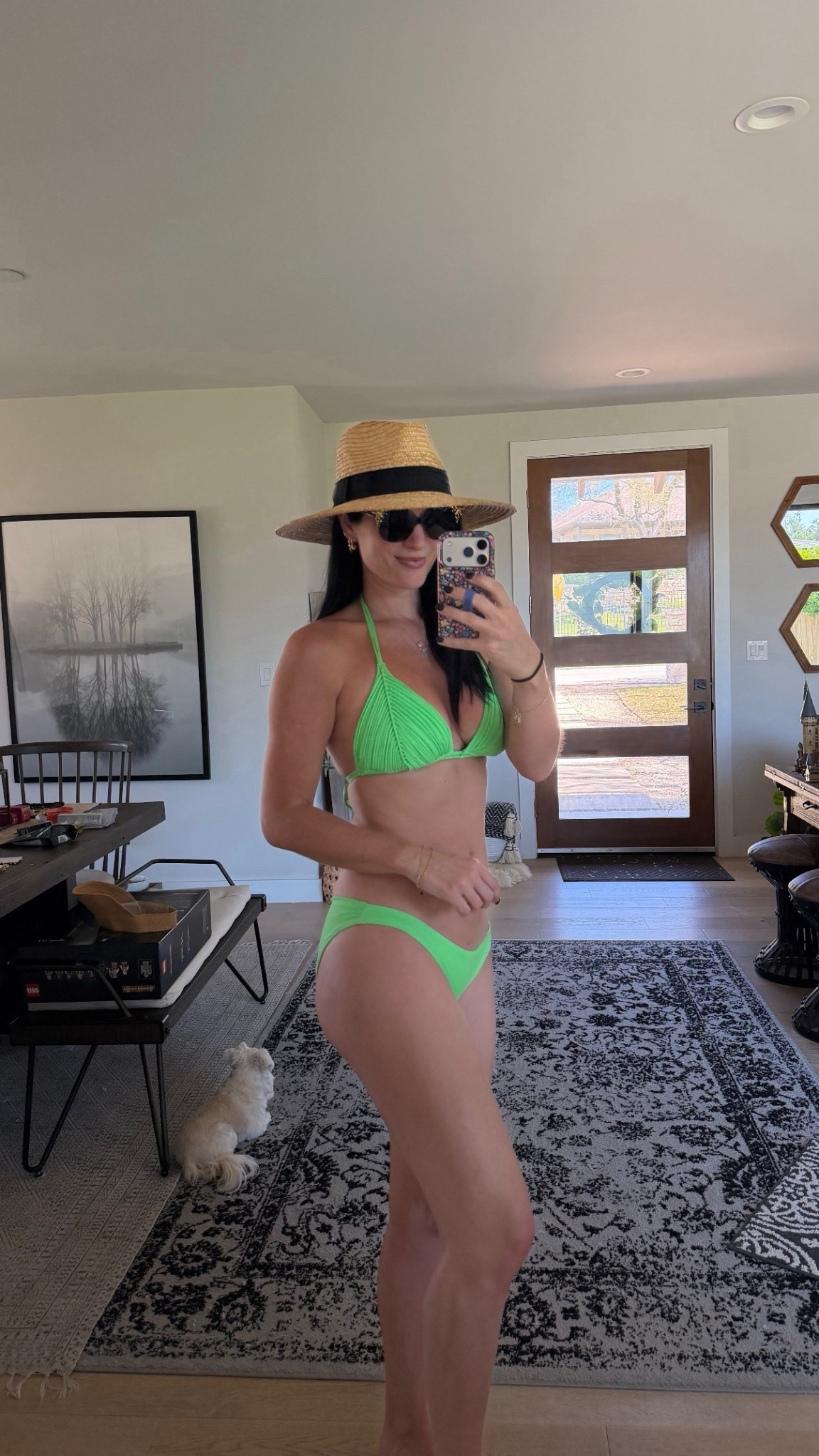 One of my favorite bikinis and it comes in 17 colors! Wearing a medium bottom and D top.
