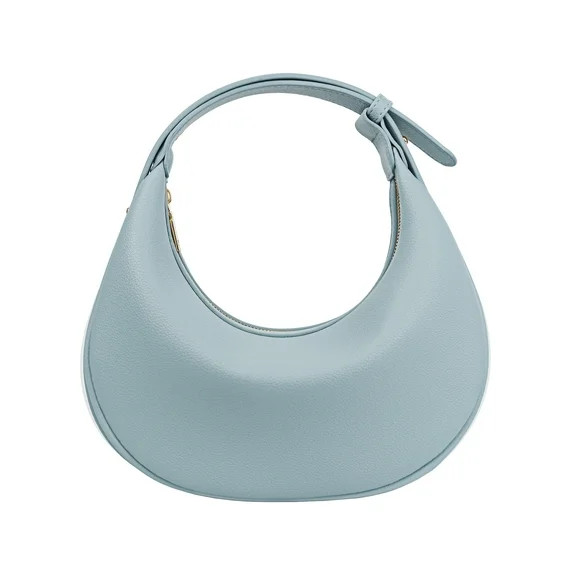 Badiya Crescent Shoulder Bag for Women Trendy Leather Crossbody Hobo Purse Vegan Clutch Handbag w... | Walmart (US)