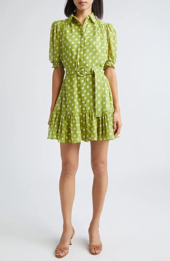 Camille Polka Dot Minidress | Nordstrom