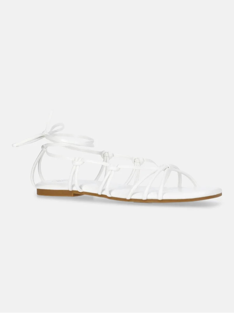 Time and Tru Women's Lace Up Sandals | Walmart (US)