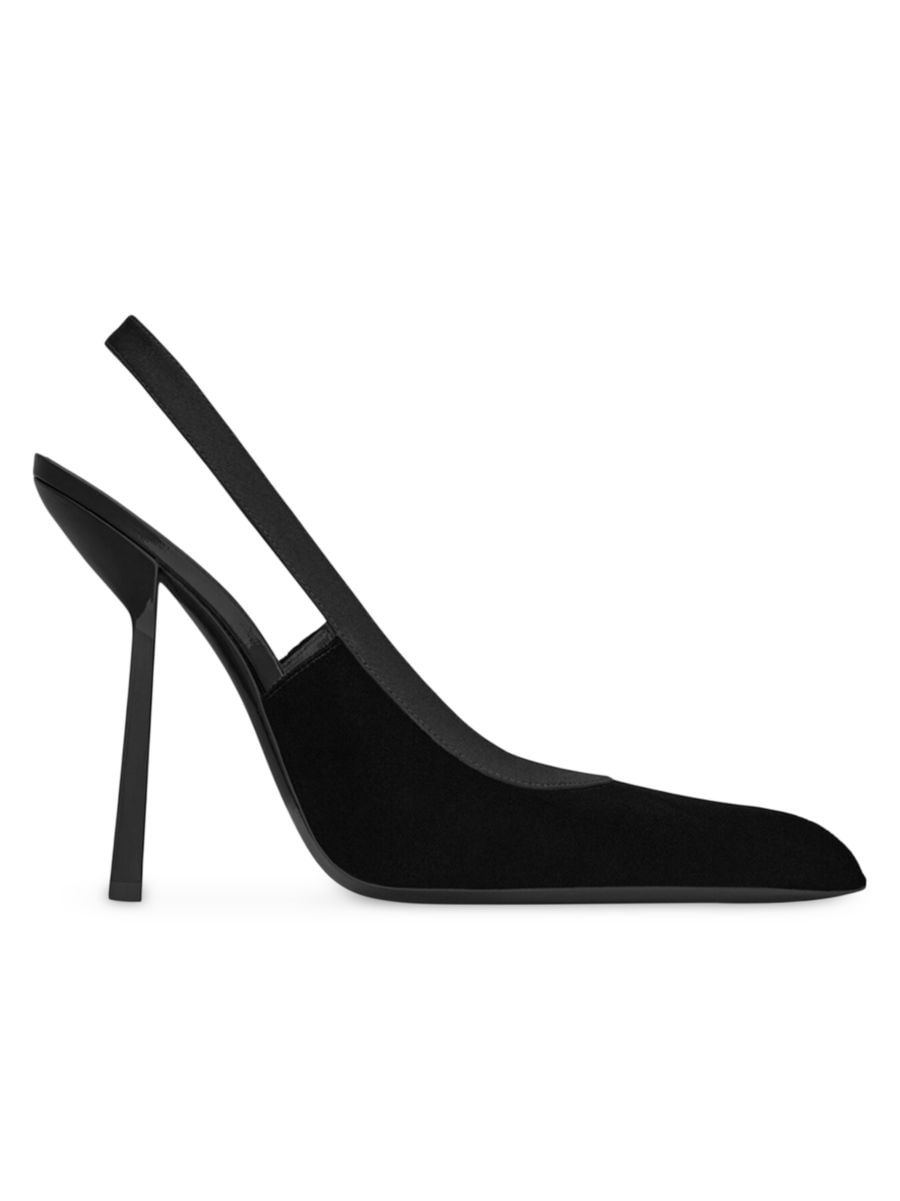 Victoire Slingback Pumps In Velvet | Saks Fifth Avenue