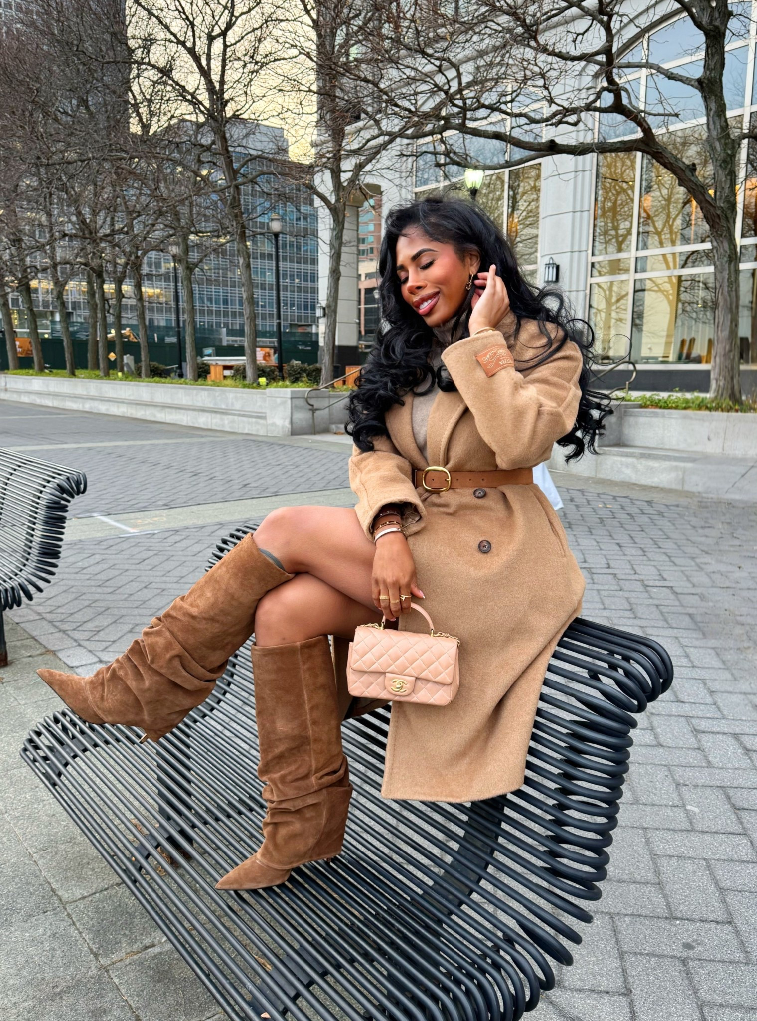 The perfect Fall Outfit in NYC. This look would be so cute for Thanksgiving and I absolutely love how versatile the coat is 

#LTKGiftGuide #LTKFindsUnder100 #LTKStyleTip