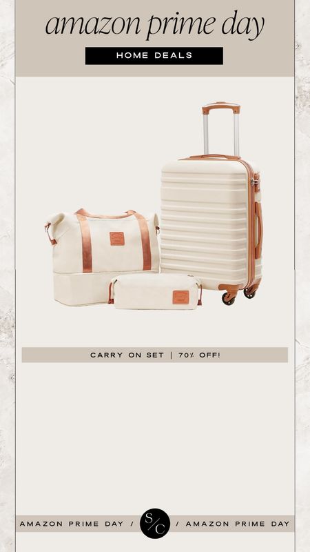 Amazon Prime Day! Carry-on set is on sale!

Travel lover gift, gift for her, gift for him, luggage sale, Amazon sale, Christmas gift 

#LTKxPrime #LTKitbag #LTKtravel