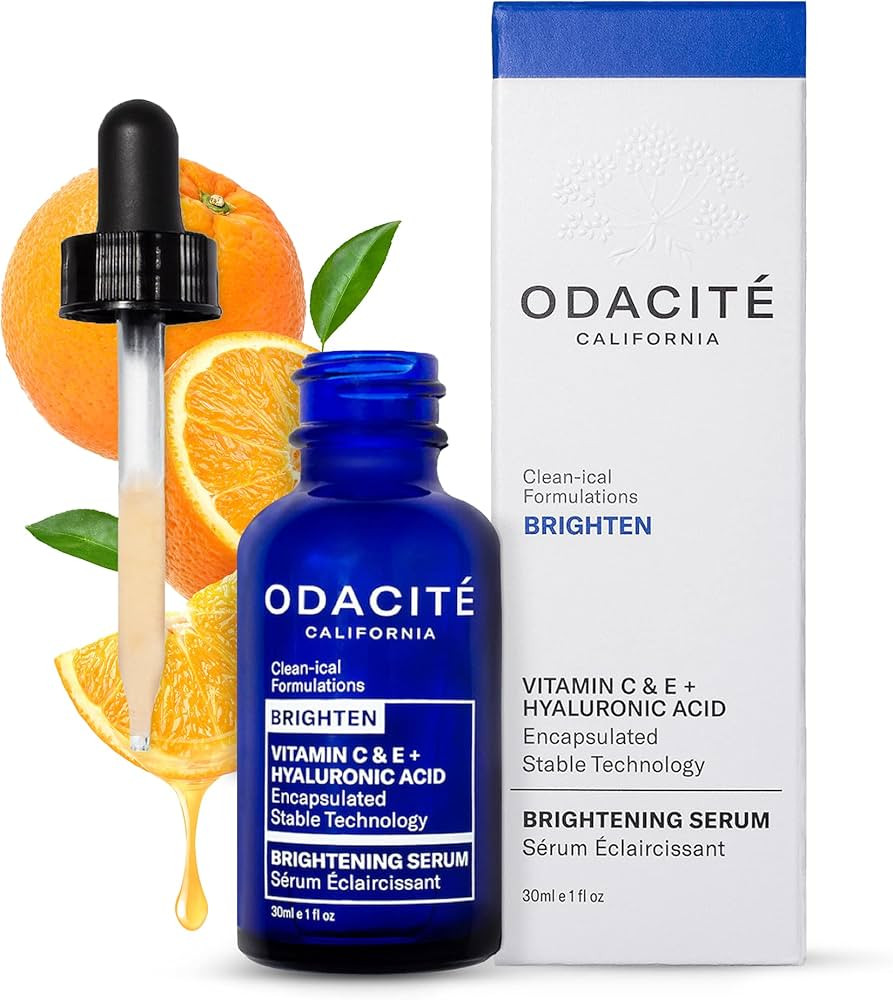 Odacite Brightening Vitamin C & Hyaluronic Facial Serum - Anti-Aging Facial Serum Targets Loss of... | Amazon (US)
