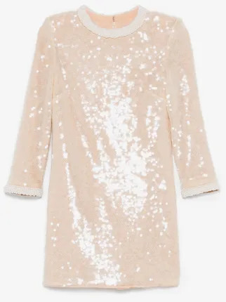 Sold OutSelf-Portraitsequin pearl-trim mini dressEmail If It's Back | Farfetch Global