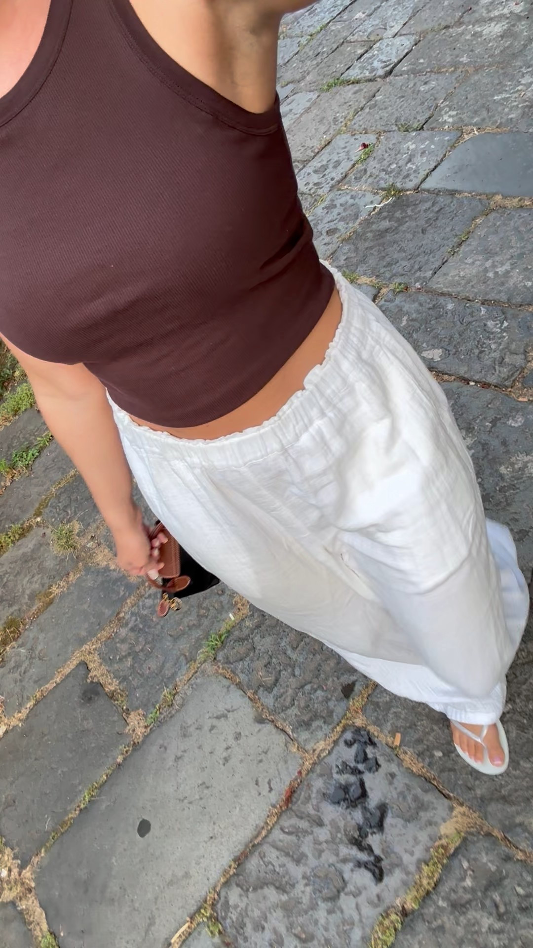 holiday basics 🫶🏼

White cotton trousers, built in bra top, neutrals, summer evenings, euro summer 

#LTKsummer #LTKstyletip #LTKeurope