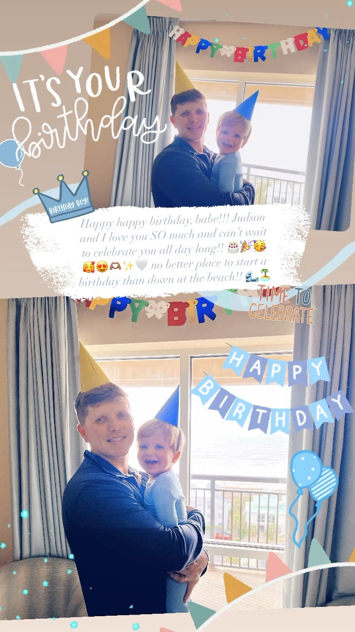 Happy happy birthday, babe!!! Judson and I love you SO much and can’t wait to celebrate you all day long!! 🎂🎉🥳🥰😍🫶🏽✨🤍 no better place to start a birthday than down at the beach!! 🌊🏝️

#LTKfamily #LTKbaby #LTKSeasonal