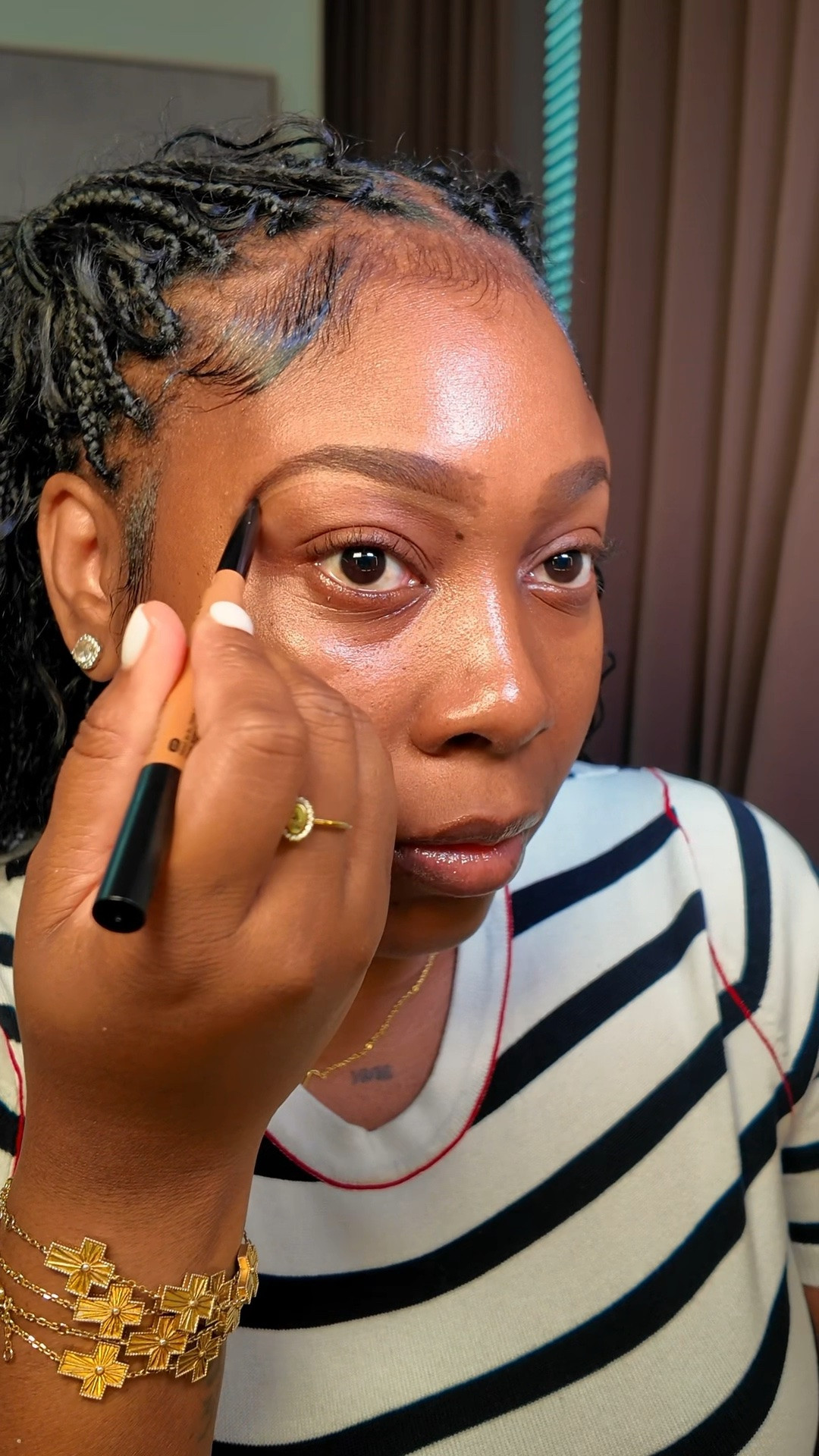 No makeup; makeup 🥰
@Sephora Concealer pencils shade: 20P
@fentybeauty  setting powder shade: cinnamon 
@tower28 concealer shade: SB
@patrickta blush shade: she’s flushed
Hair store brow pencil: dark brown

#LTKBeauty #LTKgrwm #LTKmorningroutine