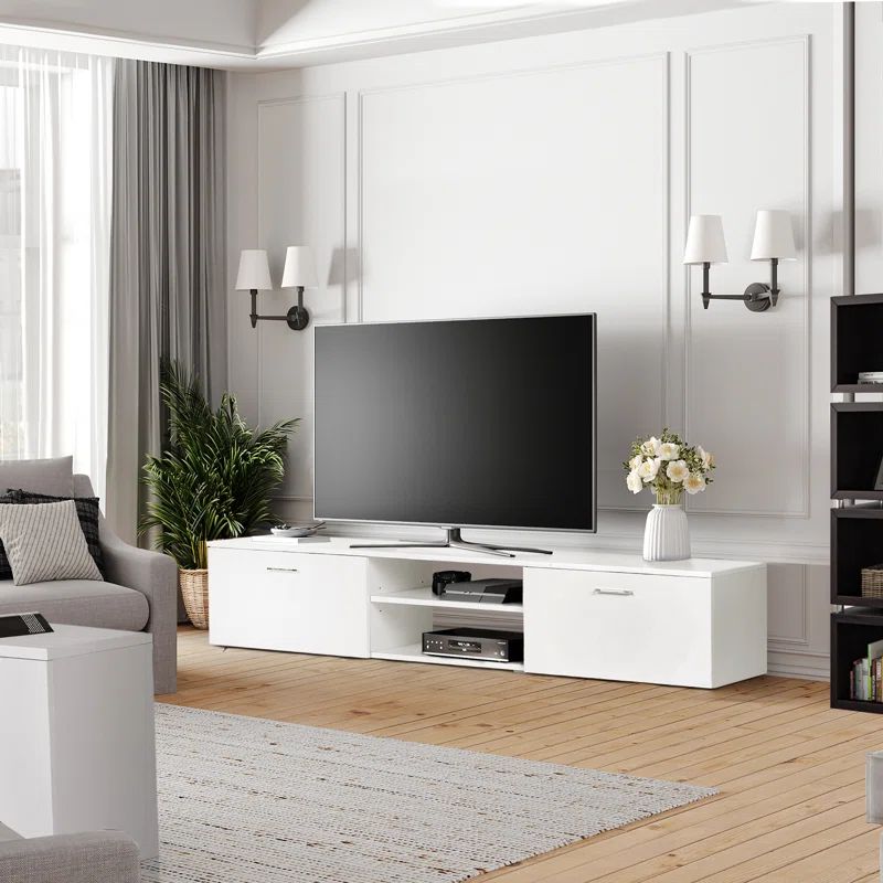 White Jasminemarie TV Stand for TVs up to 65" | Wayfair Professional