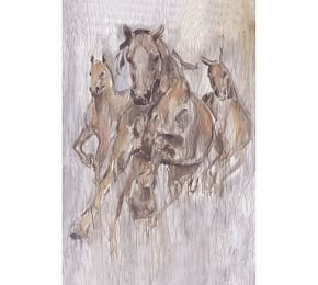 Wild Horse Study Painting by Lauren Herrera | Pottery Barn (US)