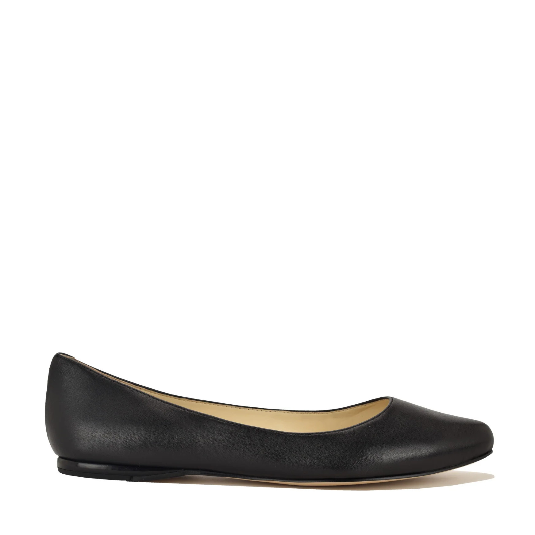 Women's Black Leather Flat Shoes | Nine West (US)