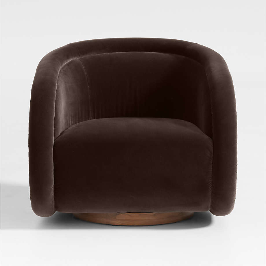 Medoc Swivel Chair + Reviews | Crate & Barrel | Crate & Barrel