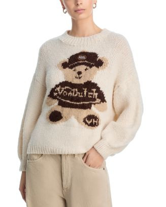x Von Dutch Jacquard Bear Crewneck Sweater - Exclusive | Bloomingdale's (US)