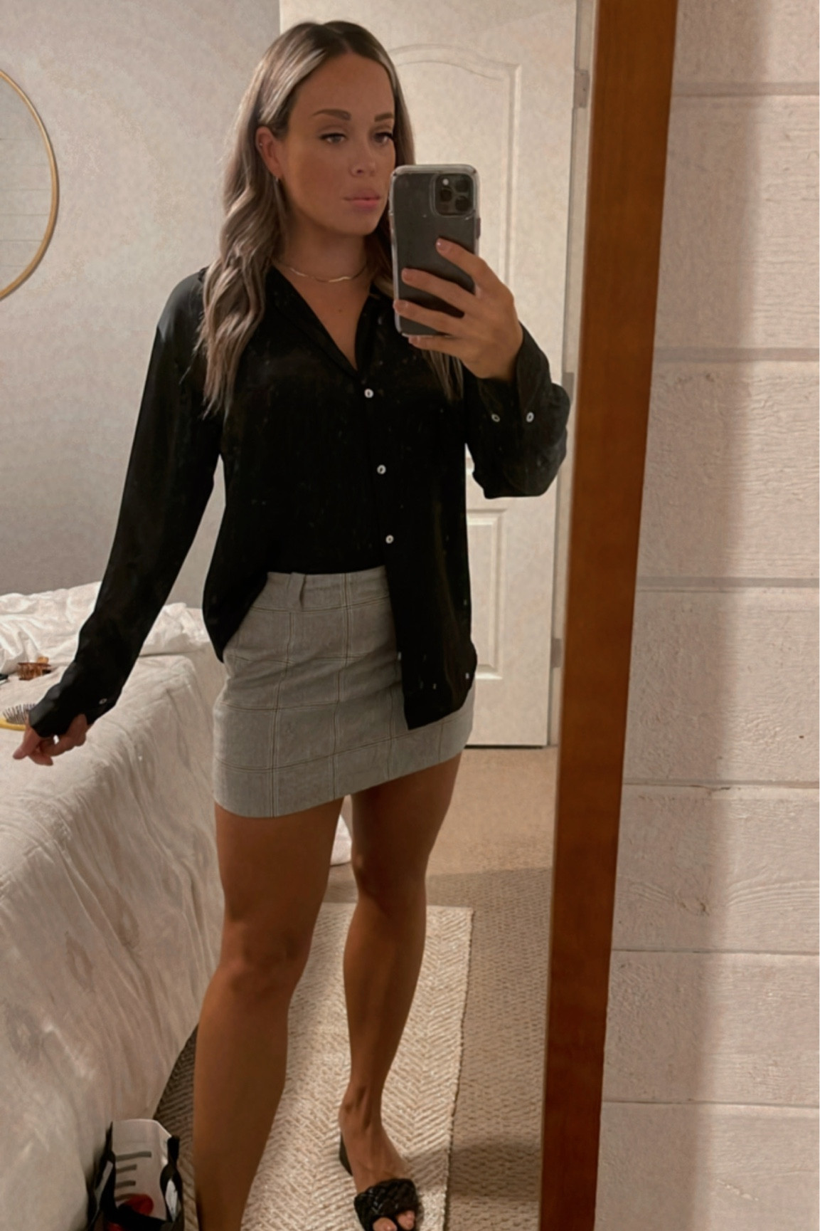 Silk oversized shirt + plaid skirt for an easy day or night fall fit. Pair with boots or heels for a look 🖤

Target. Revolve. Abercrombie. Plaid skirt. Silk shirt. Date night. Fall outfit. Winter. 

#LTKunder100 #LTKstyletip #LTKSeasonal