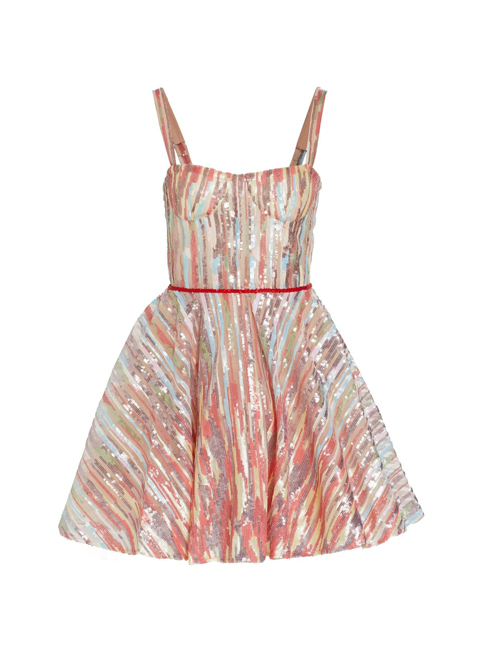 Women's Serena Sequined Mesh Minidress - Size Medium - Size Medium | Saks Fifth Avenue