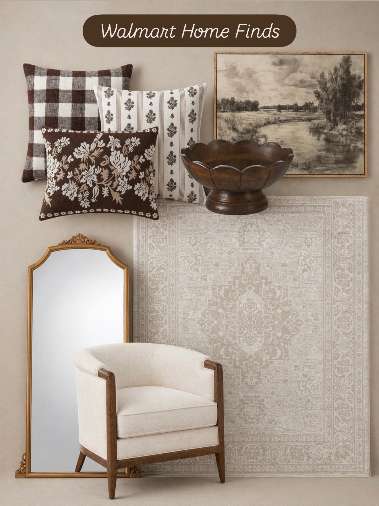 Neutral Walmart Living Room Finds

Follow @farmtotablecreations on Instagram for more elevated everyday finds 🤍

Easy, cozy pieces that instantly warm up a space 🤎 layered pillows, a soft neutral rug, and that wood bowl for the perfect finishing touch. Simple, affordable, and pulled together.

#walmartfinds #livingroomdecor #accentchair #throwpillows #arearug

#LTKHome