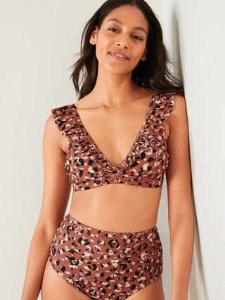 Ruffled Bikini Swim Top for Women | Old Navy (US)