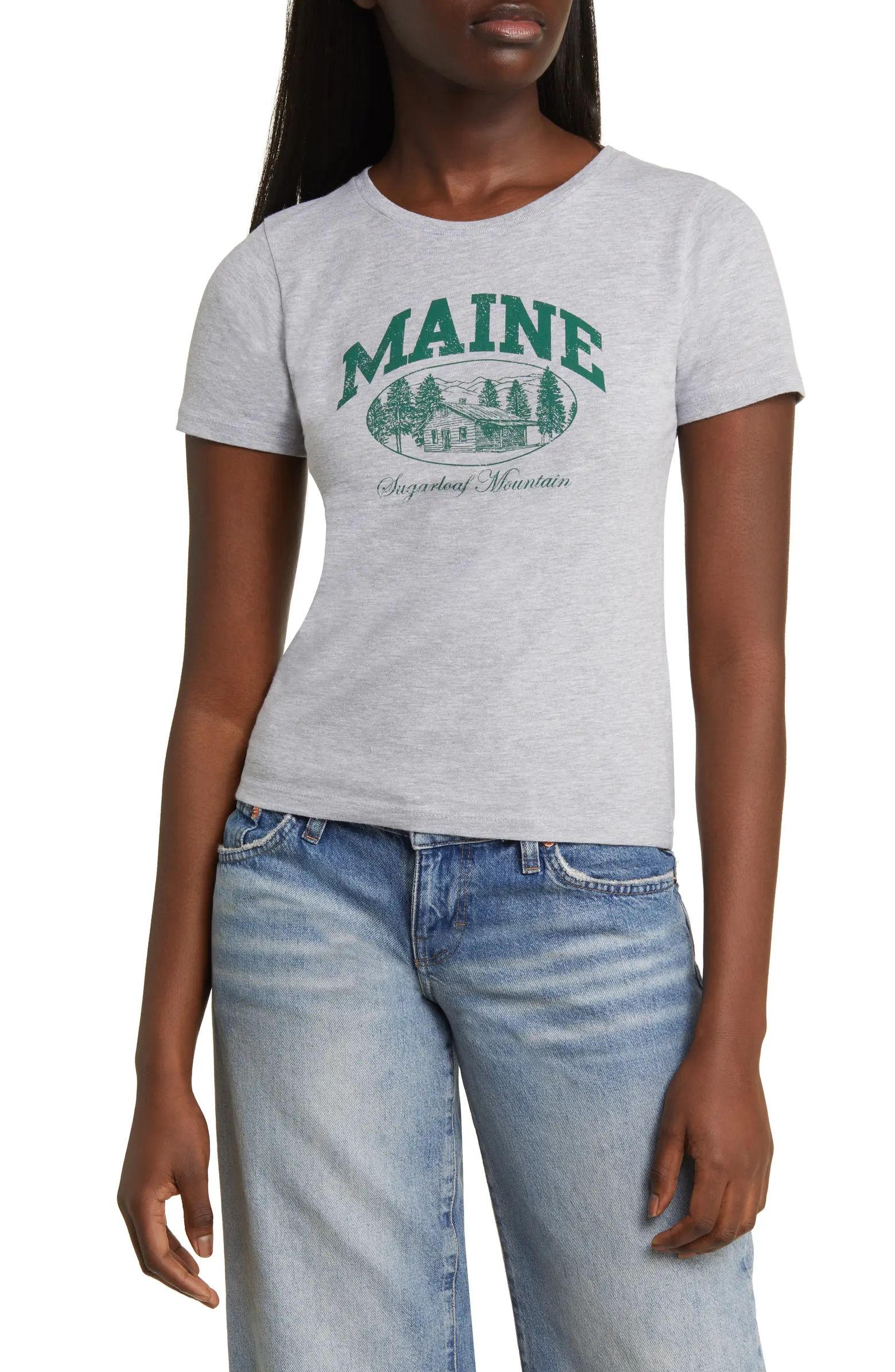 Maine Sugarloaf Mountain Graphic T-Shirt | Nordstrom