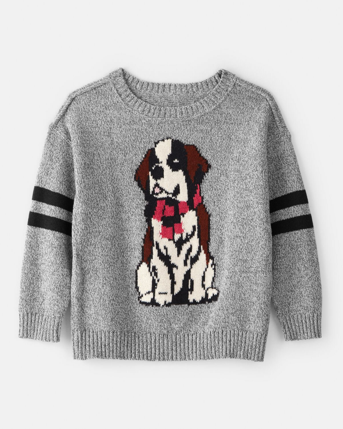 Toddler Boy Dog Sweater - Grey | Carter's Inc