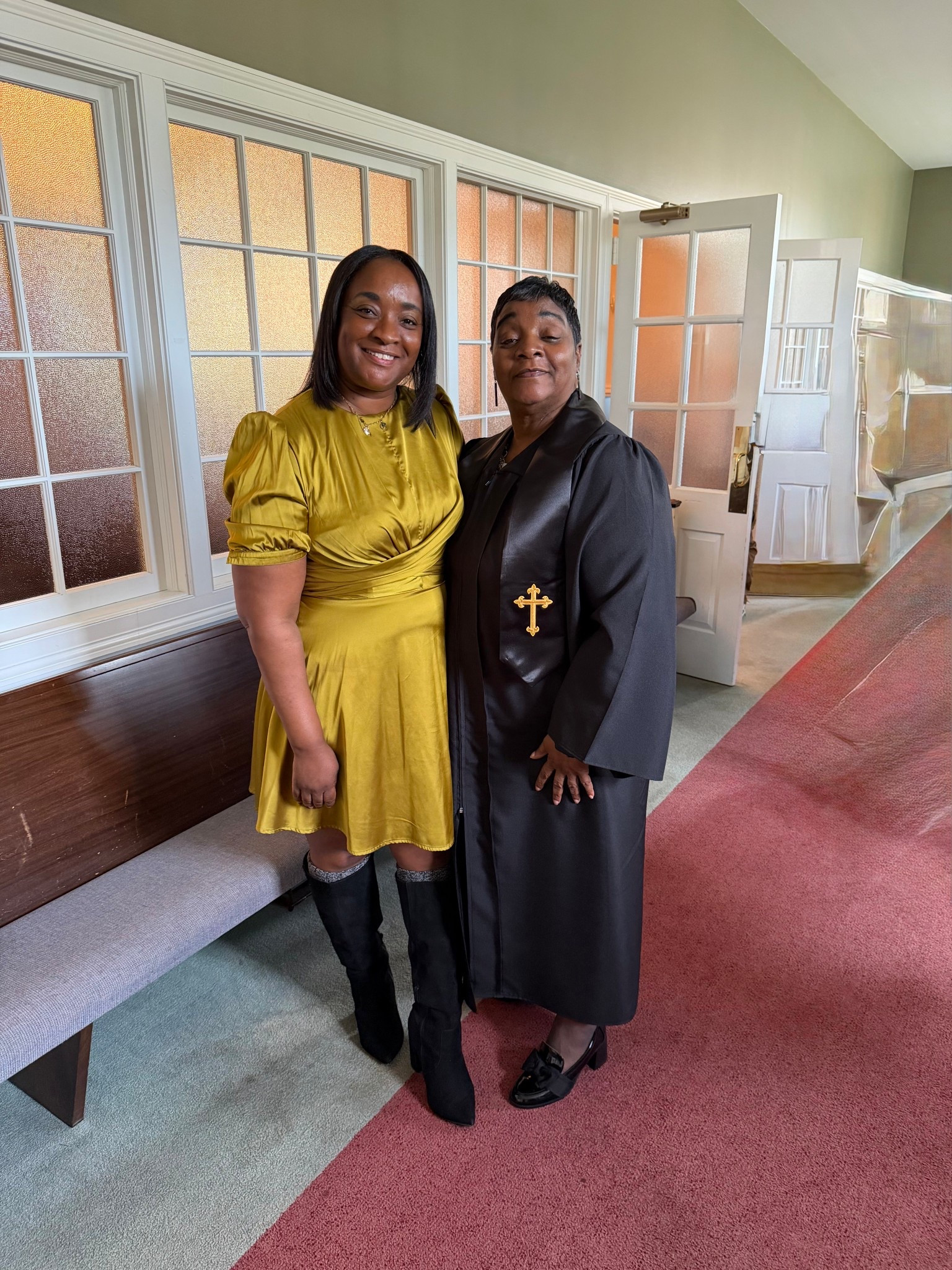 Supporting my mom and looking good in this mustard number 

#LTKPlusSize #LTKStyleTip #LTKOver40