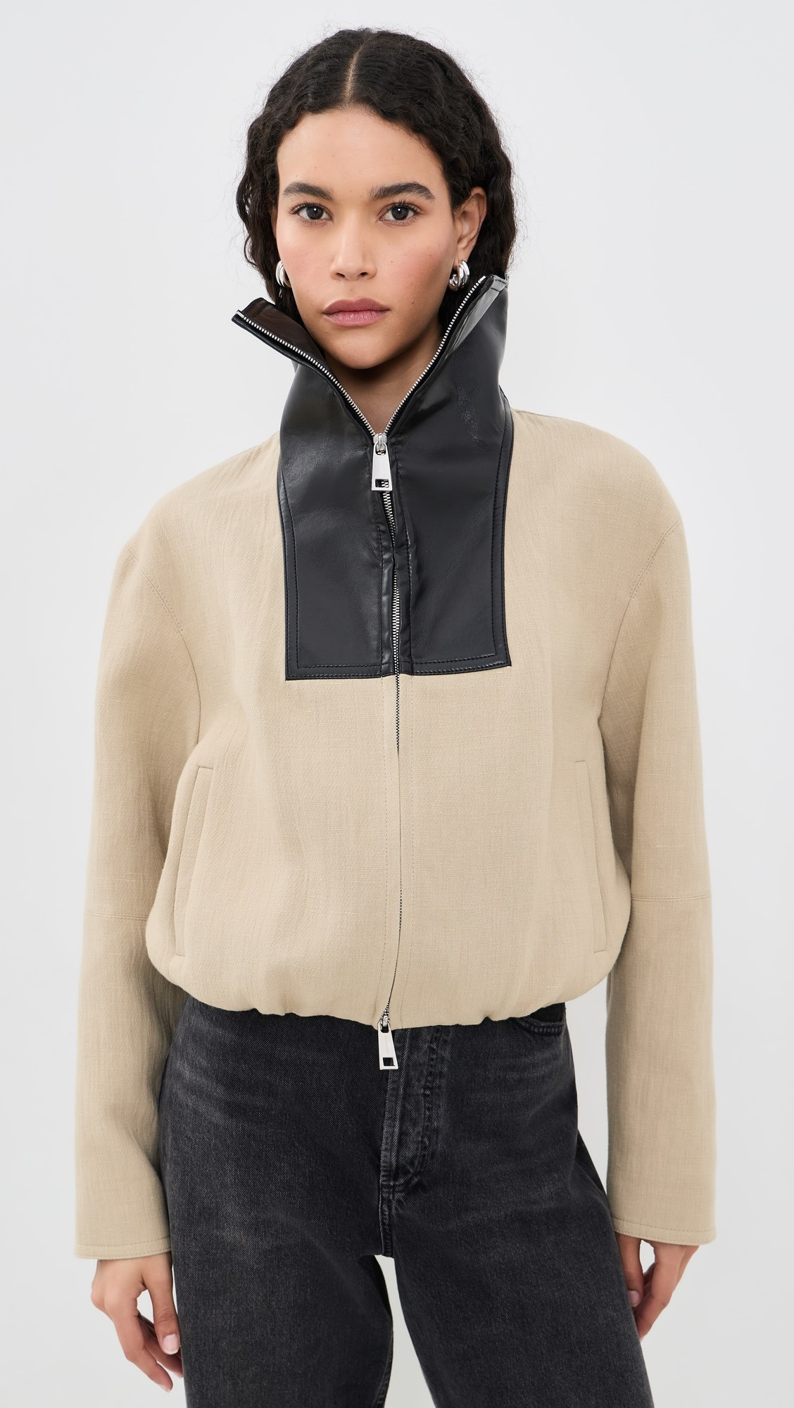 Nanushka Alonza Funnel Neck Jacket | Shopbop | Shopbop