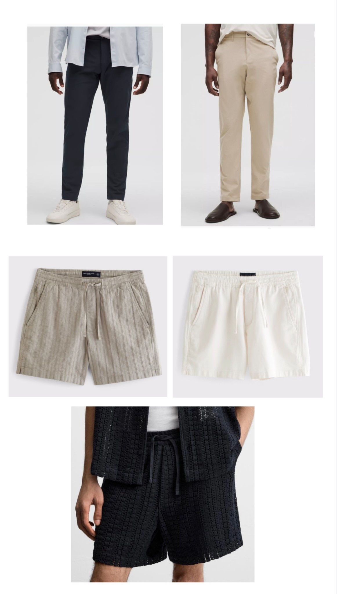 More men’s spring pant options! 