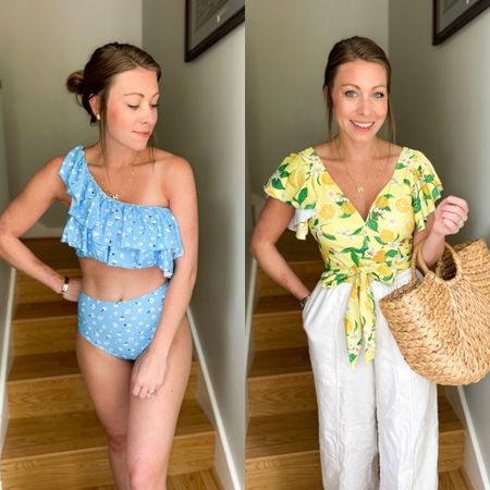 Amazon SWIM! 😍🍋 throw on with some shorts or linen pants are you’re ready for a pool day! 

#LTKStyleTip #LTKFindsUnder50 #LTKSwim