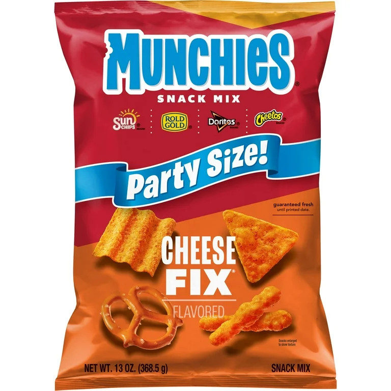 Munchies Cheese Fix Party Size Snack Chips, 13 Ounce Bag | Walmart (US)