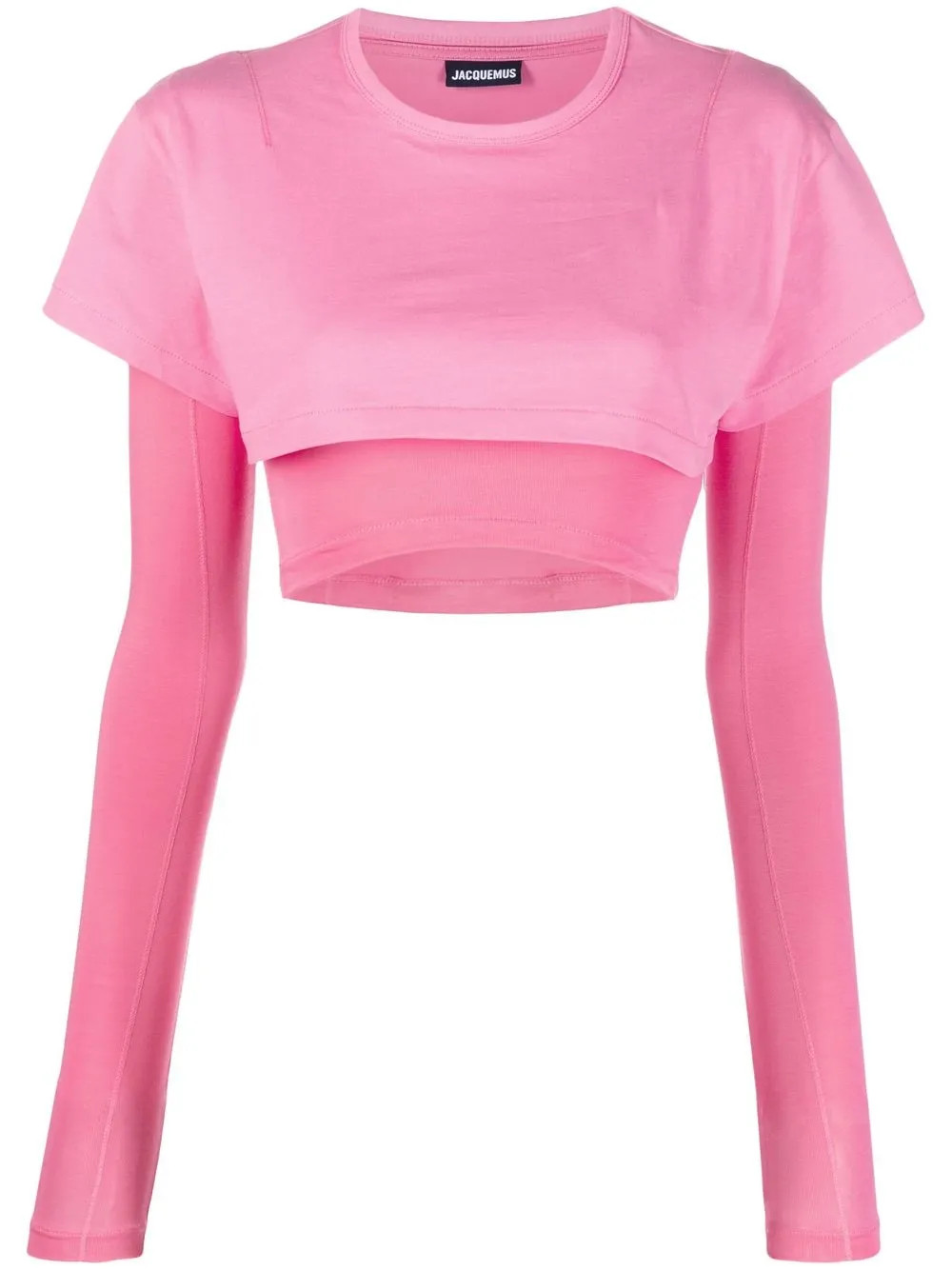 Jacquemus Cropped long-sleeve Top - Farfetch | Farfetch Global