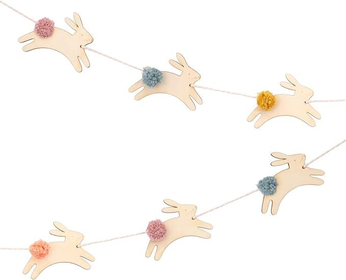 Meri Meri Wooden Bunny Mini Garland | Amazon (US)