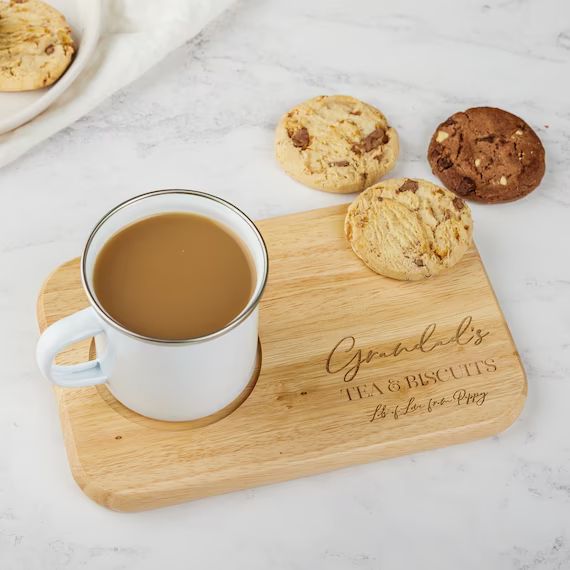 Personalised Tea & Biscuits Board Personalized Gifts | Etsy | Etsy (US)