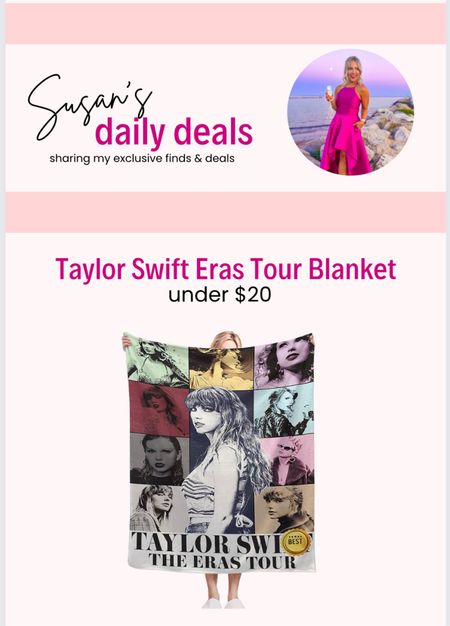 Taylor swift eras tour blanket! 50% off today (2/26) with special code (listed in my IG stories)

#LTKSeasonal #LTKfamily #LTKSpringSale