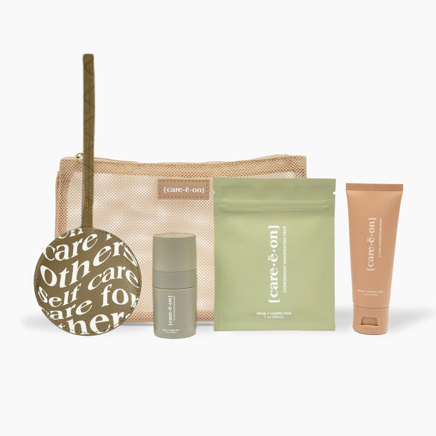 Careeon En Route Essentials Skin Care Kit with Luggage Tag (Green) | Amazon (US)