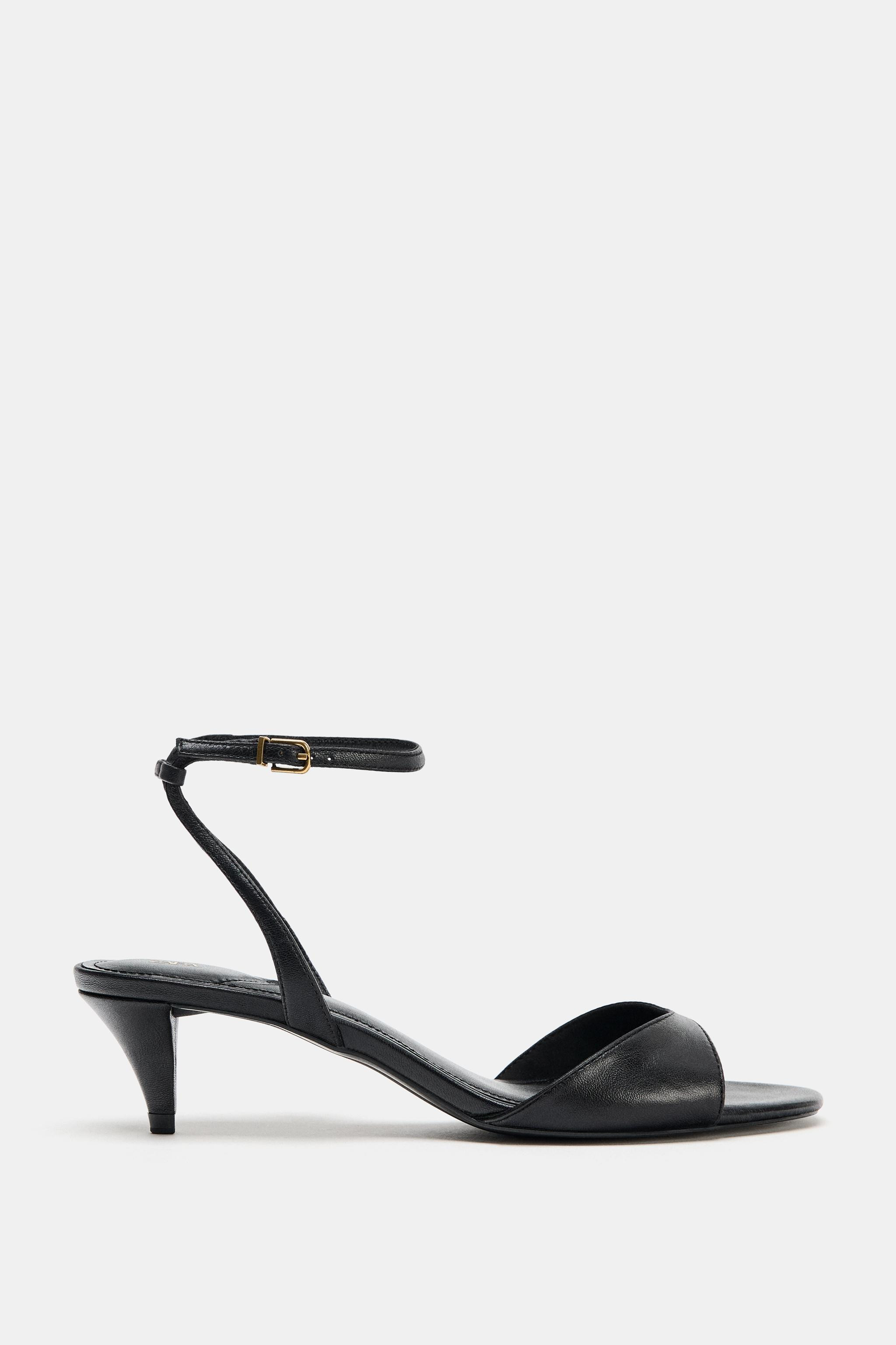 ANKLE STRAP HEELED SANDALS | Zara US