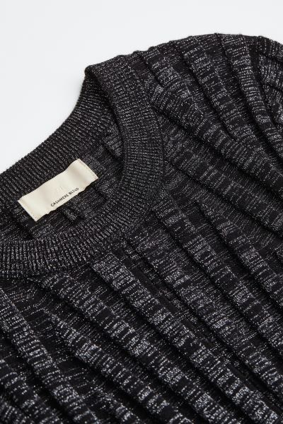 Glittery Rib-knit Dress | H&M (US + CA)