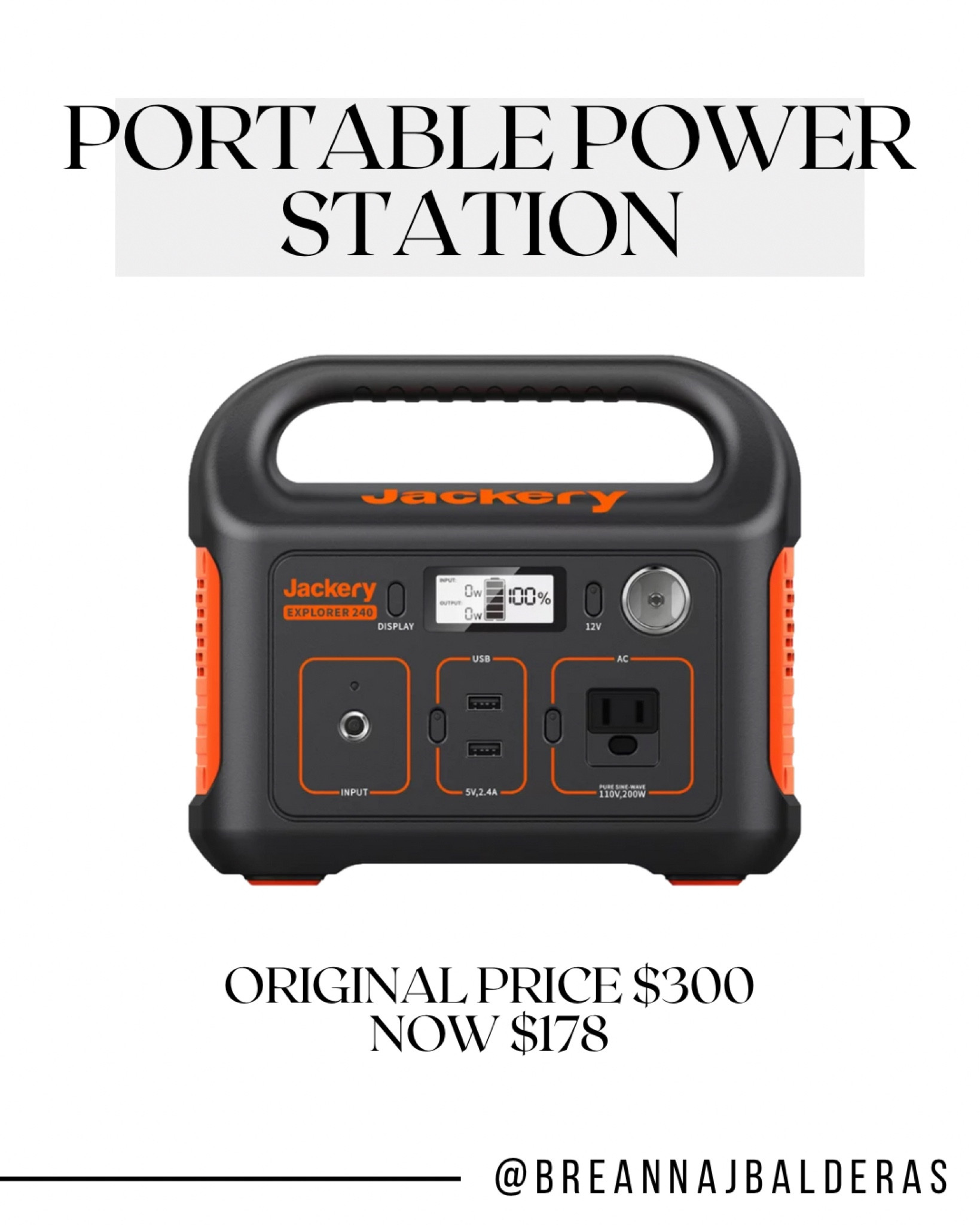 It’s a great idea to think ahead; this portable power station would make a great Father’s Day gift! 

Let’s be friends! Instagram - @breannajbalderas 

#LTKmens #LTKGiftGuide