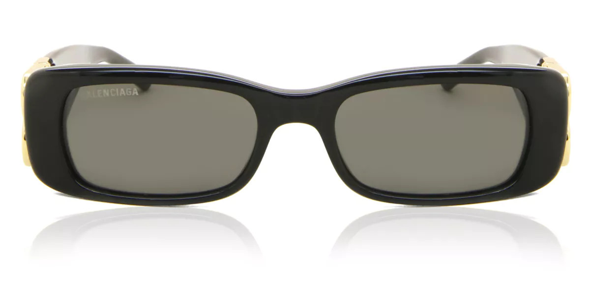 Balenciaga BB0096S 001 Men's Sunglasses Black Size 51 | SmartBuyGlasses Global