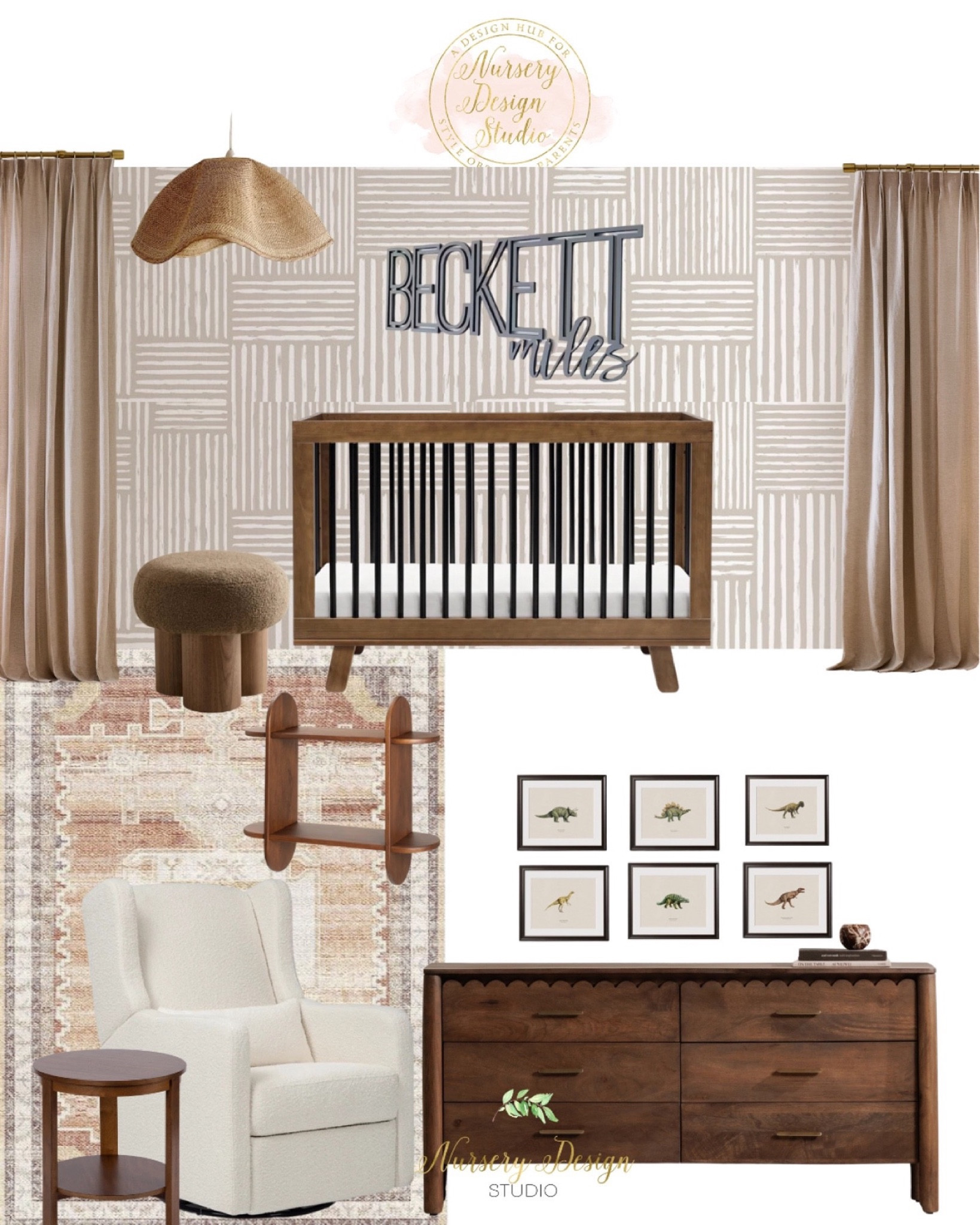 Miles’s nursery is a space where modern sophistication and playful whimsy harmonizes beautifully. 💗



#LTKBump #LTKHome #LTKSaleAlert