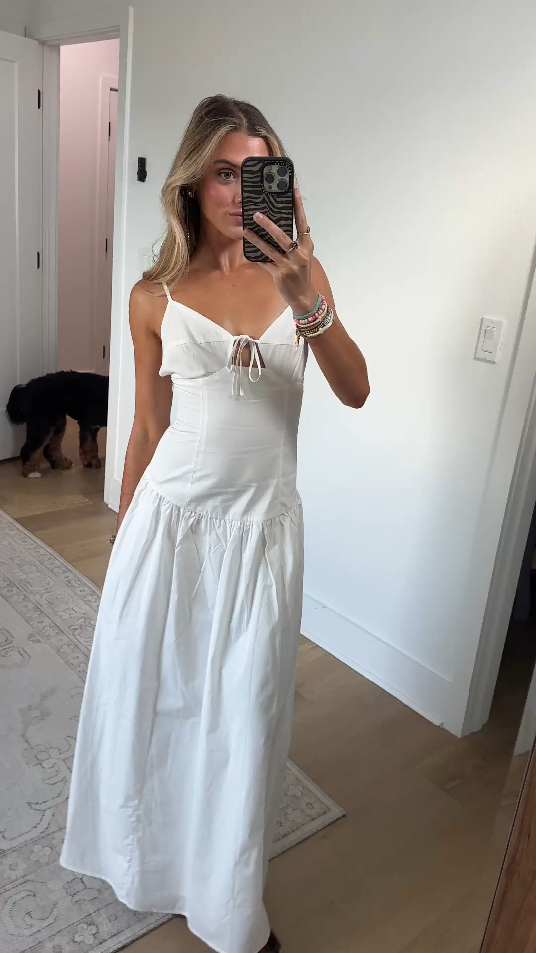 My outfit for shopping I wore @Princess Polly US size 2 Lady Belle Drop Waist Pleat Maxi Dress White paired with my Dolce Vita tortoise jelly double buckle sandals.

#LTKootd #LTKdayinmylife #LTKgrwm