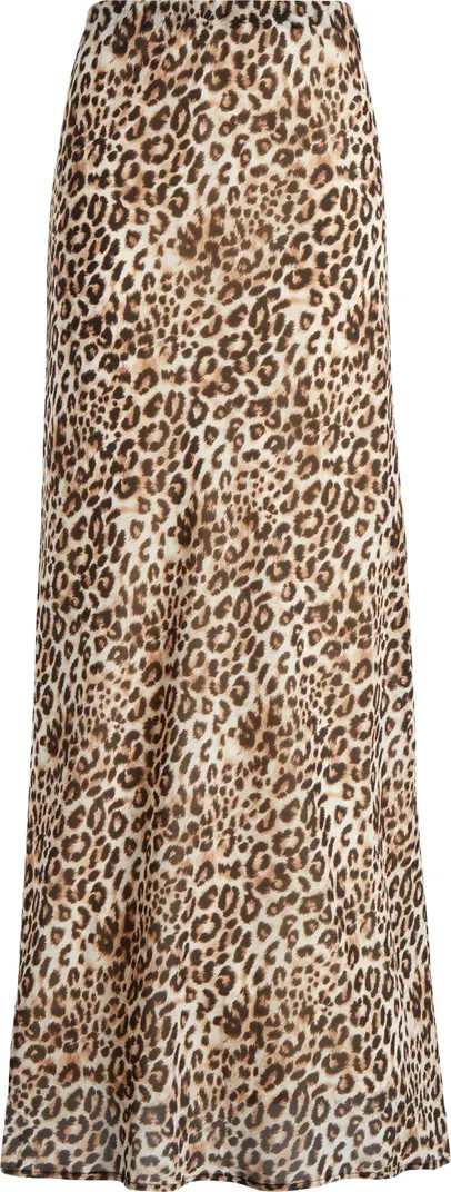 Mae Leopard Print Maxi Skirt | Nordstrom