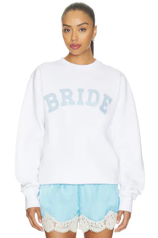 DEPARTURE Bride Sweatshirt in White. - size S | Revolve Clothing (Global)