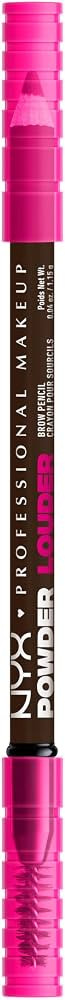 NYX PROFESSIONAL MAKEUP Brow Powder Louder Eyebrow Pencil, Brow Pencil with Buildable Volume For ... | Amazon (US)