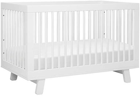 Babyletto Hudson 3-in-1 Convertible Crib with Toddler Bed Conversion Kit in White, Greenguard Gold C | Amazon (US)