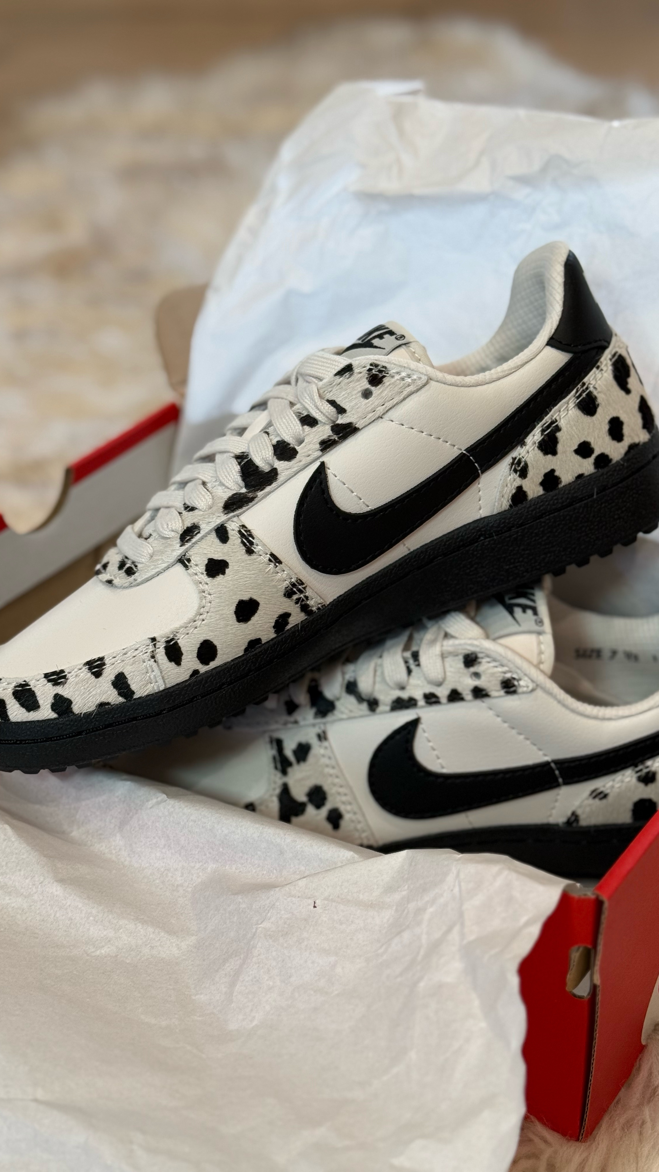 I have never added something to my cart so fast! 80’s throwback sneaker! Comes in multiple colors but this Dalmatian print is so good.

#sneaks #chic #streetstyle #animalprint #nike

#LTKMidsize #LTKStyleTip #LTKFestival